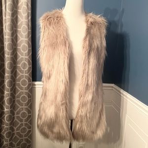 Faux Fur Taupe Vest